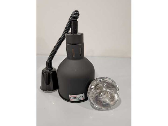 Horeca-materiaal - zwarte warmtelamp met 175mm diameter. - warmtelamp (3x) - afbeelding 2 van  4