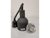 Horeca-materiaal - zwarte warmtelamp met 175mm diameter. - warmtelamp - afbeelding 2 van  4