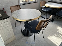Horecatafel met 2 stoelen