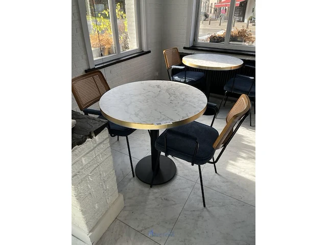 Horecatafel met 2 stoelen - afbeelding 3 van  6