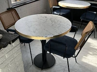 Horecatafel met 2 stoelen - afbeelding 3 van  6