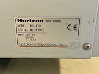 Horizon book binder bq-470 boekbindmachine - afbeelding 9 van  15