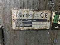 Horizontale beugelzaagmachine mep shark 280, bouwjaar 1999. voorzien van een vermogen van 1,9 kw en een aansluiting van 400 v, 3 fasen. - afbeelding 4 van  4