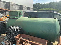 Horizontale opslagtank - dieseltank - mazouttank - afbeelding 1 van  2