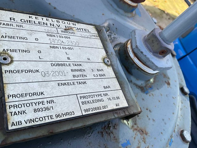 Horizontale opslagtank - afbeelding 6 van  6