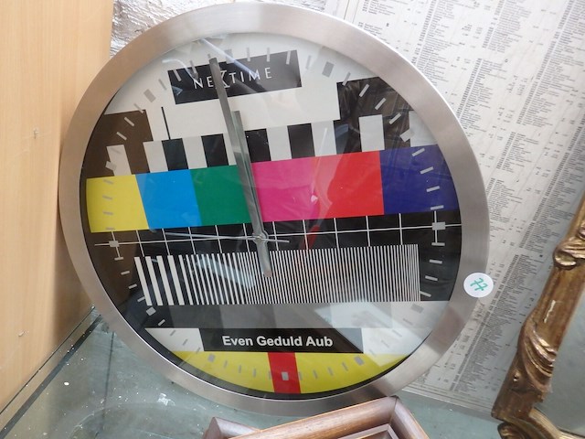 Horloge -testbeeld diameter 44cm - afbeelding 1 van  1