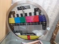 Horloge -testbeeld diameter 44cm - afbeelding 1 van  1
