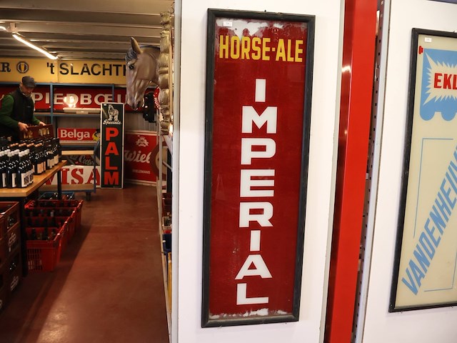 Horse -ale glazen vintage reclame - afbeelding 1 van  6