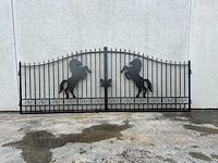 Horse design gate 6000mm - poort - afbeelding 1 van  15