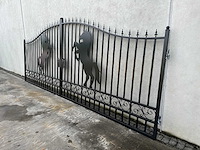 Horse design gate 6000mm - poort - afbeelding 5 van  15