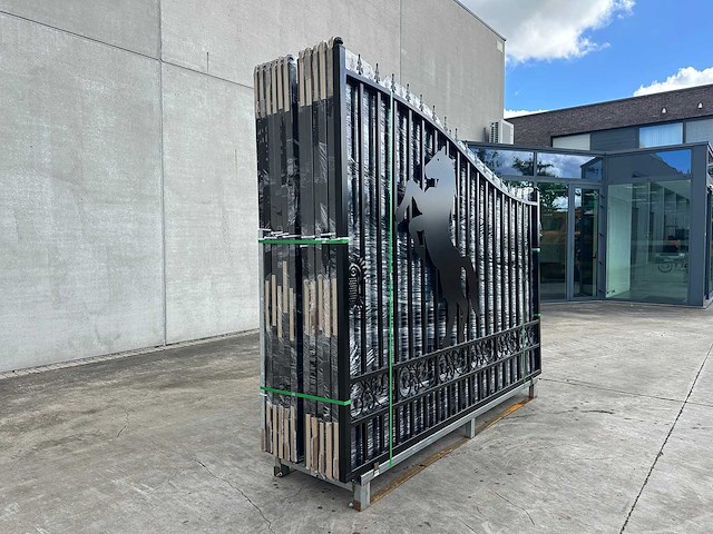 Horse design gate 6000mm - poort - afbeelding 9 van  15