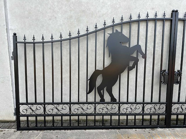 Horse design gate 6000mm - poort - afbeelding 3 van  15