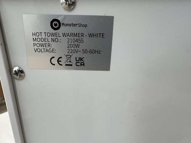 Hot towel warmer - afbeelding 4 van  4