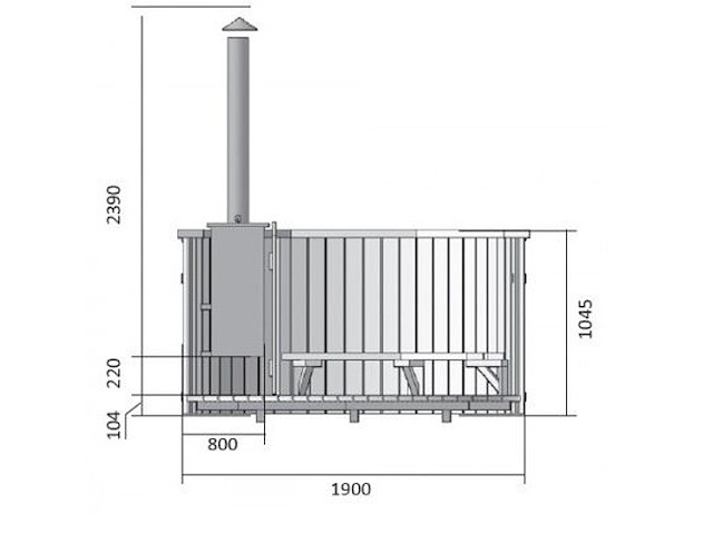 Hot tub - afbeelding 7 van  9