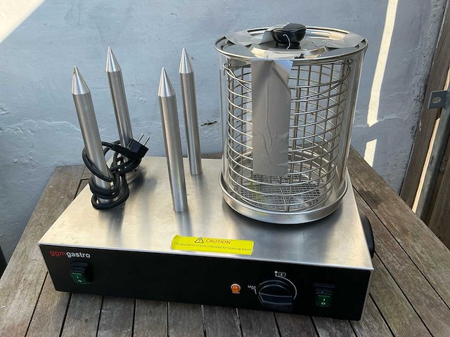 Hotdog machine / worstenwarmer ggm gastro - afbeelding 1 van  6