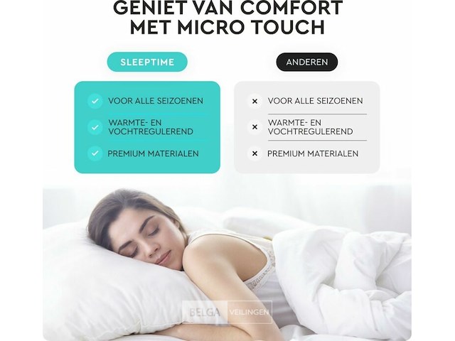 Hoteldekbed 140x200cm - afbeelding 3 van  7