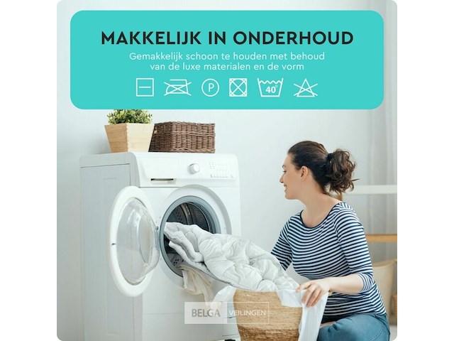 Hoteldekbed 200x200cm - afbeelding 2 van  7