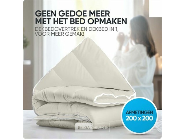 Hoteldekbed 200x200cm - afbeelding 2 van  6