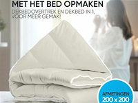 Hoteldekbed 200x200cm - afbeelding 2 van  6