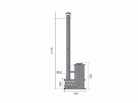 Hottub - vonato - wooden tranquil - 0 - houten hottub met kachel - afbeelding 8 van  9