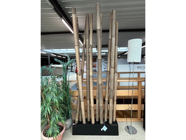 Houder met bamboe - afbeelding 1 van  2