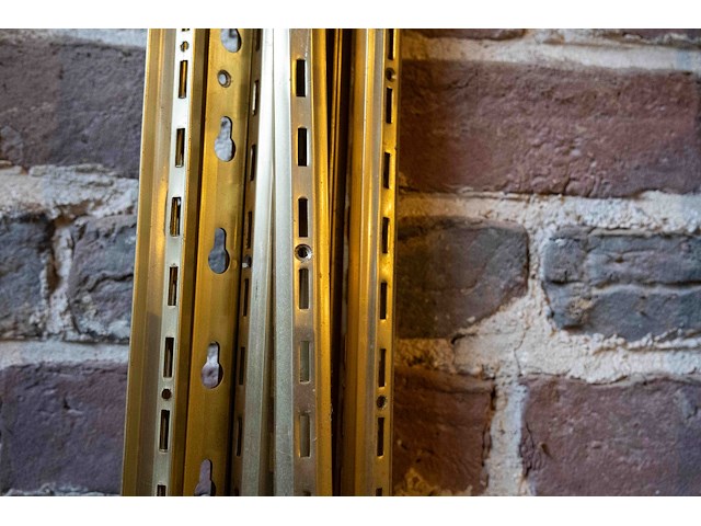 Houders reksystemen, goudkleur, zwart en wit - afbeelding 2 van  5