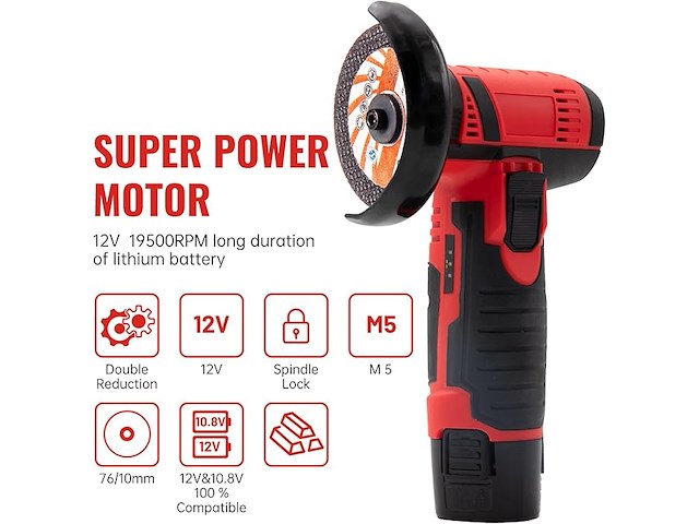 Housiwill mini-accuschuurmachine - afbeelding 3 van  4