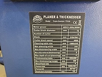 Hout schaafmachine planer & thicknesser tt310 - afbeelding 2 van  3