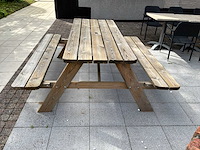 Hout terrasbank (4x) - afbeelding 4 van  4