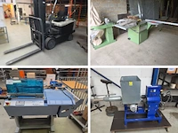 Houtbewerkingsmachines, metaalbewerkingsmachines en hefmiddelen