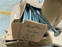 Houtbout m12 300mm ronde kop (73x)