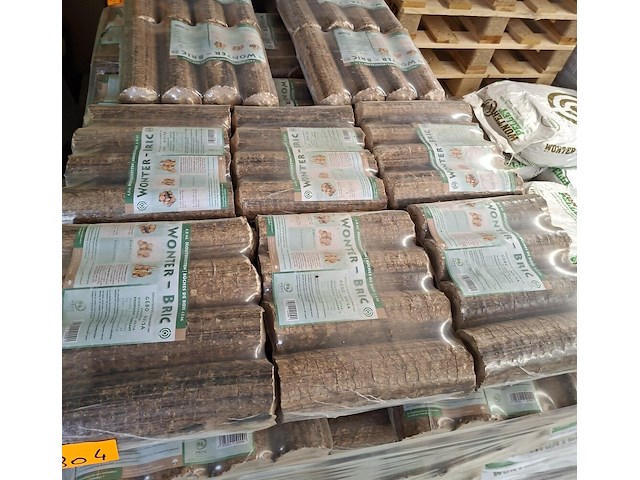 Houtbrikketten wonter (10 x 1 pack ) - afbeelding 1 van  2