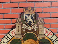 Houten 19de eeuws bord - afbeelding 2 van  5