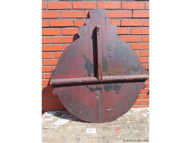 Houten 19de eeuws bord - afbeelding 5 van  5