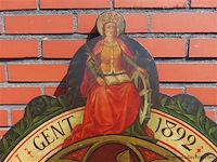 Houten 19de eeuws bord - afbeelding 2 van  6