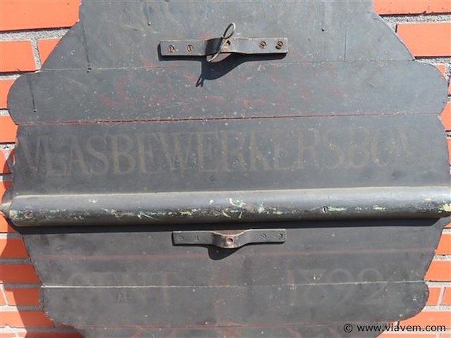 Houten 19de eeuws bord - afbeelding 6 van  6