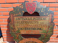 Houten 19de eeuws bord - afbeelding 4 van  5