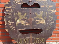 Houten 19de eeuws bord - afbeelding 5 van  5