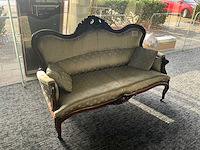 Houten 2-zits zetel - afbeelding 1 van  4