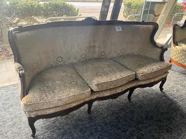 Houten 3-zits zetel - afbeelding 2 van  4