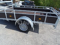 Houten aanhanger 2m57x1m31 750kg - afbeelding 3 van  6