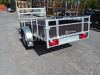 Houten aanhanger 2m57x1m31 750kg - afbeelding 4 van  6