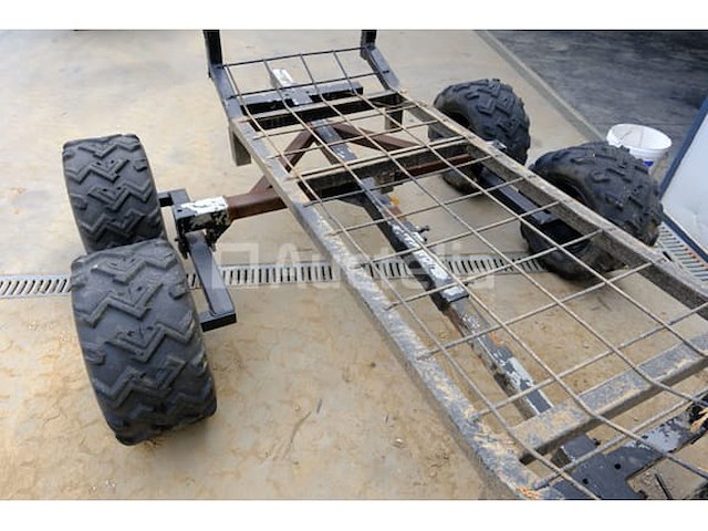 Houten aanhangwagen - afbeelding 4 van  8