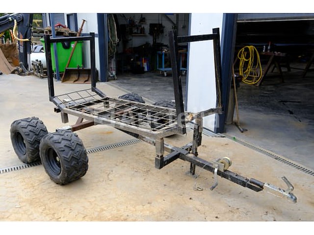 Houten aanhangwagen - afbeelding 5 van  8