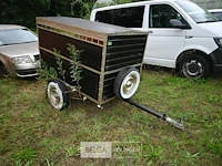 Houten aanhangwagen