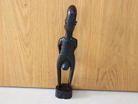 Houten afrikaans beeldje - afbeelding 2 van  5