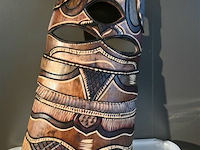 Houten afrikaans masker - afbeelding 1 van  2