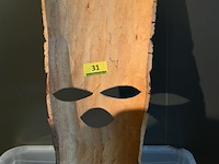 Houten afrikaans masker - afbeelding 2 van  2