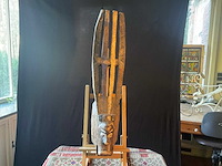 Houten afrikaans wanddecoratie - afbeelding 1 van  5