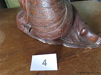 Houten balinees beeld - afbeelding 4 van  4